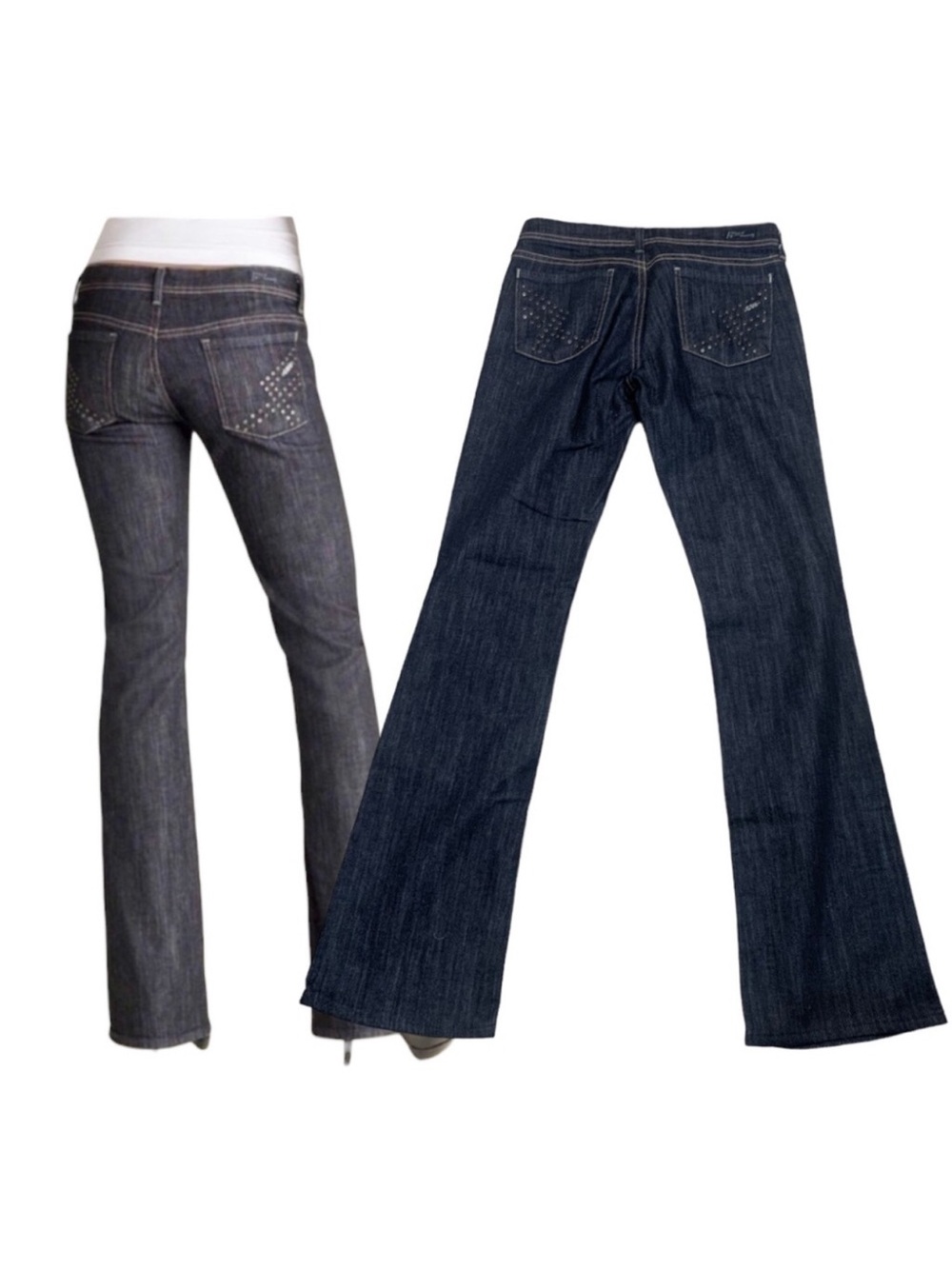 Citizens Of Humanity Women Grommet Electric Guitar Stretch Bootcut Jean Sz 26 N2